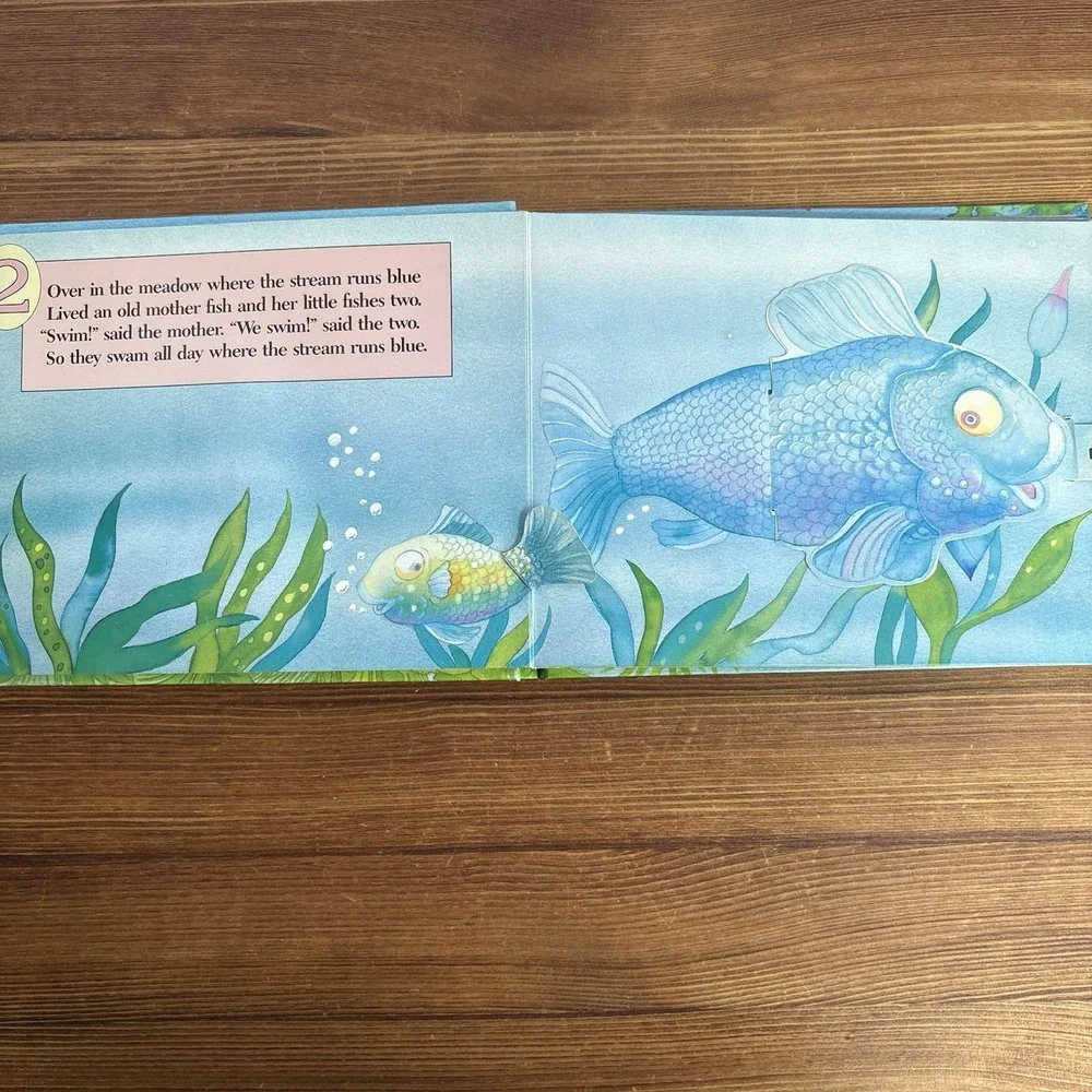 Over in the Meadow Pop-Up Book Michael Foreman HC Damaged Pop-Ups Counting